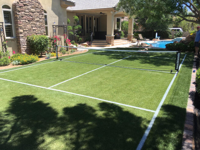 Greenwich Backyard Pickleball Court